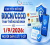 (TTXVN) Chuyển đổi số ĐDCN/CCCD thay thế mã số BHXH từ 1/9/2026: Người dân lưu ý gì?